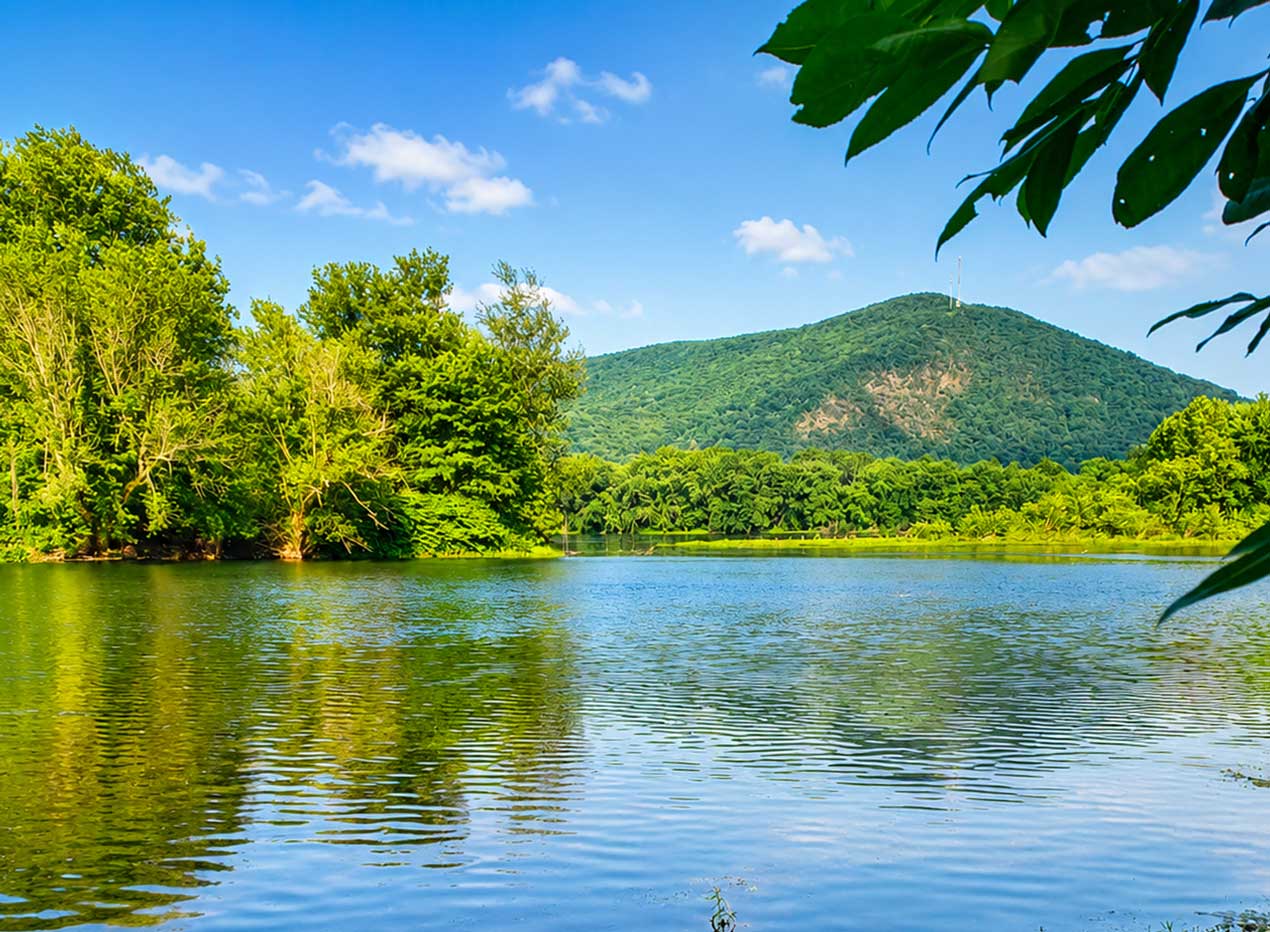 Anglers floating and fishing for Smallmouth Bass on the Susquehanna River during a CVTU fishing trip in Pennsylvania.